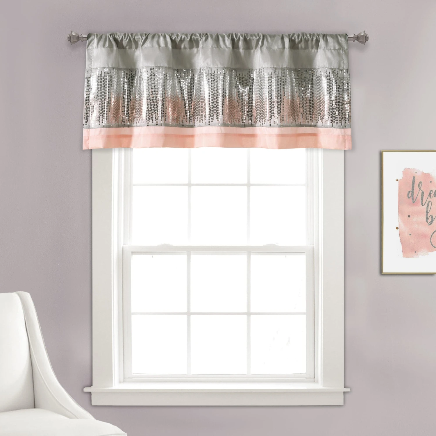 Night Sky Sequins Valance - Image 2