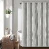Farmhouse Vintage Stripe Yarn Dyed Recycled Cotton Shower Curtain