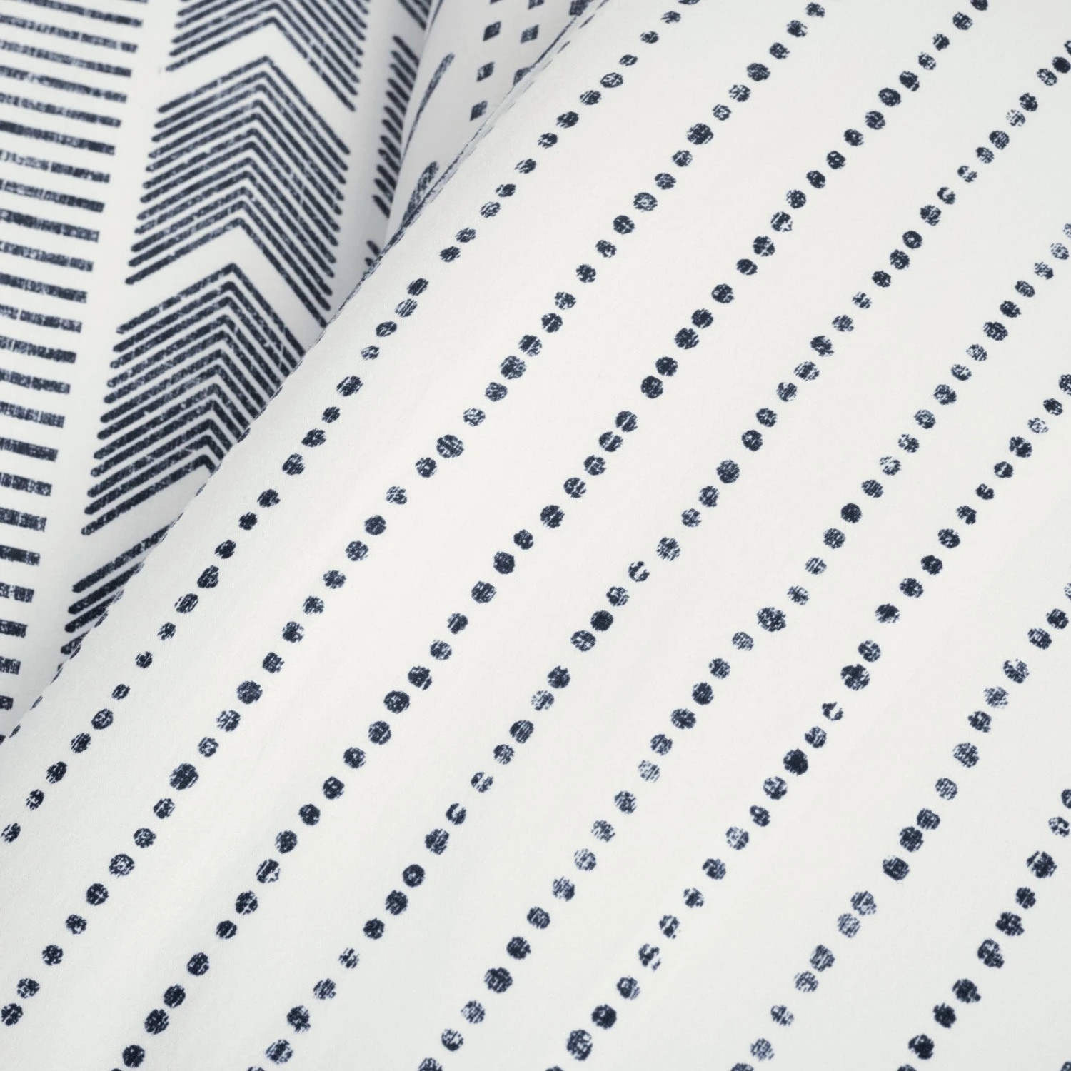 Hygge Geo Reversible Cotton Duvet Cover 3 Piece Set - Image 18