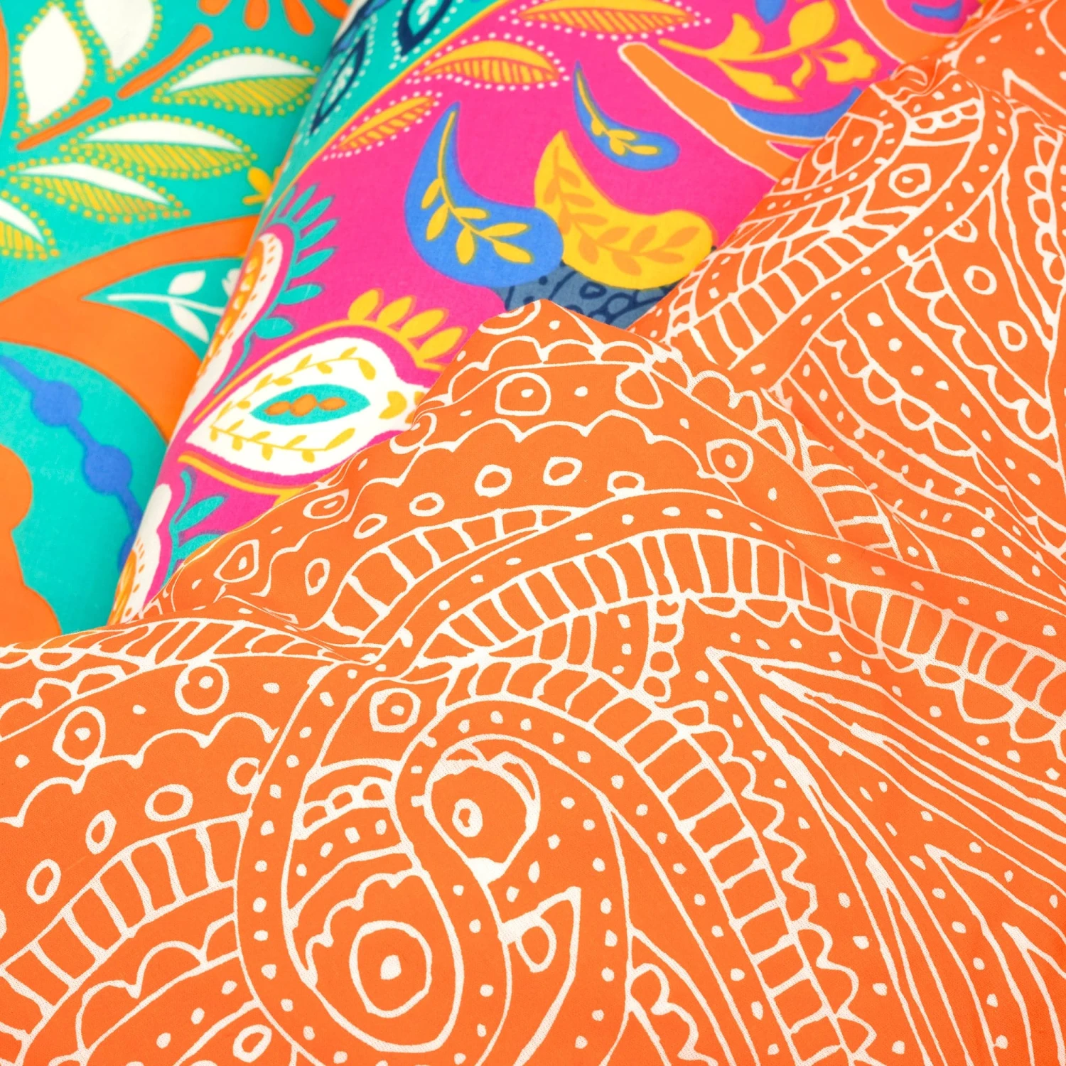 Boho Chic Cotton Duvet Cover 3 Piece Set - Image 4