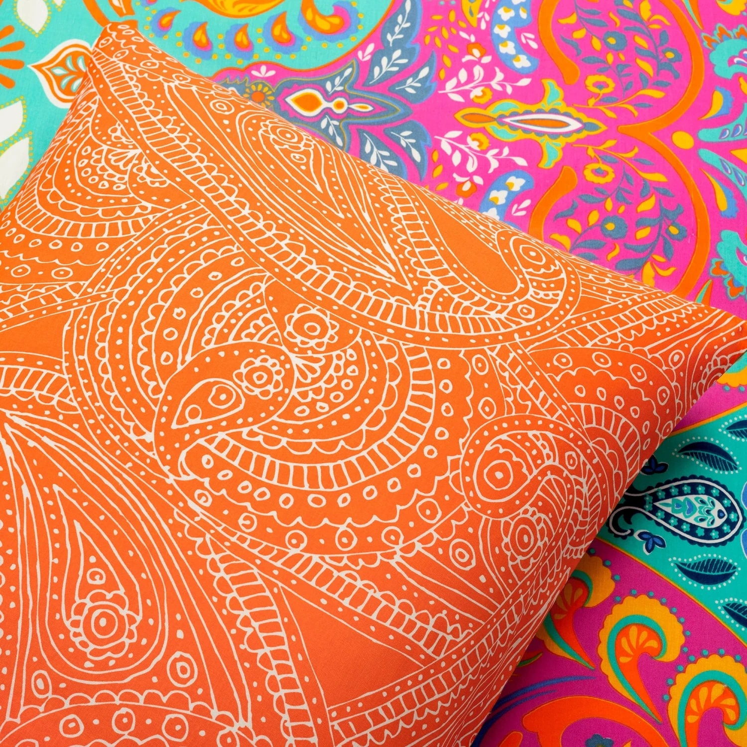 Boho Chic Cotton Duvet Cover 3 Piece Set - Image 6