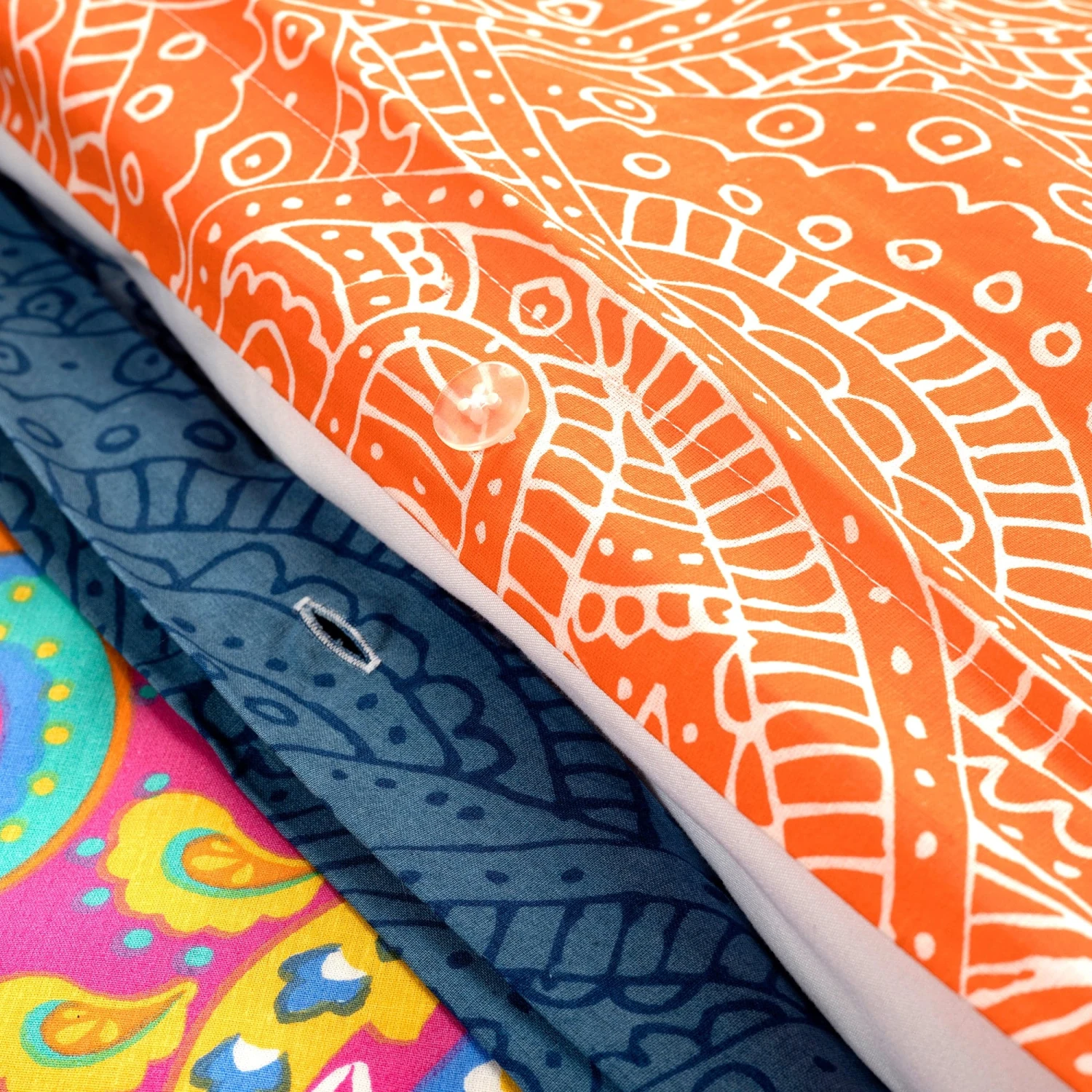 Boho Chic Cotton Duvet Cover 3 Piece Set - Image 7