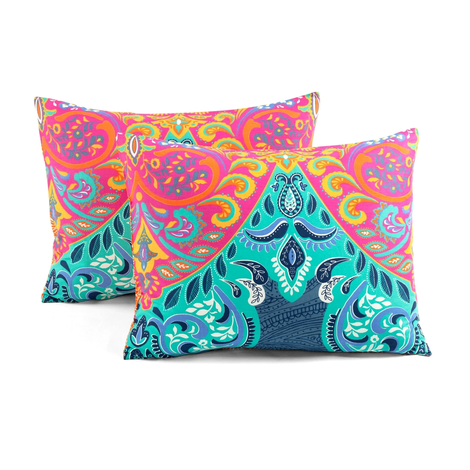 Boho Chic Cotton Duvet Cover 3 Piece Set - Image 8