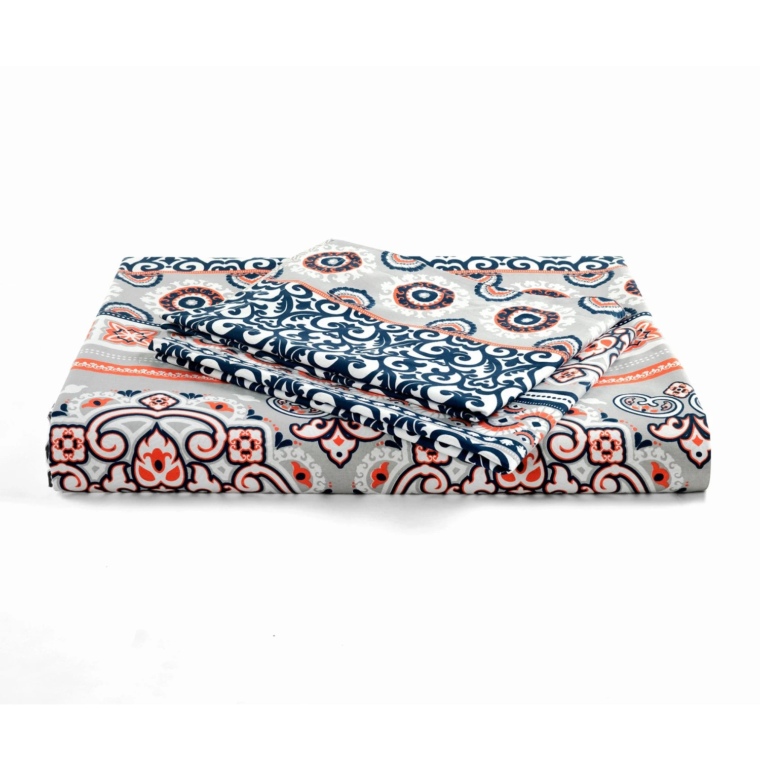 Nesco Stripe Cotton Duvet Cover 3 Piece Set - Image 10