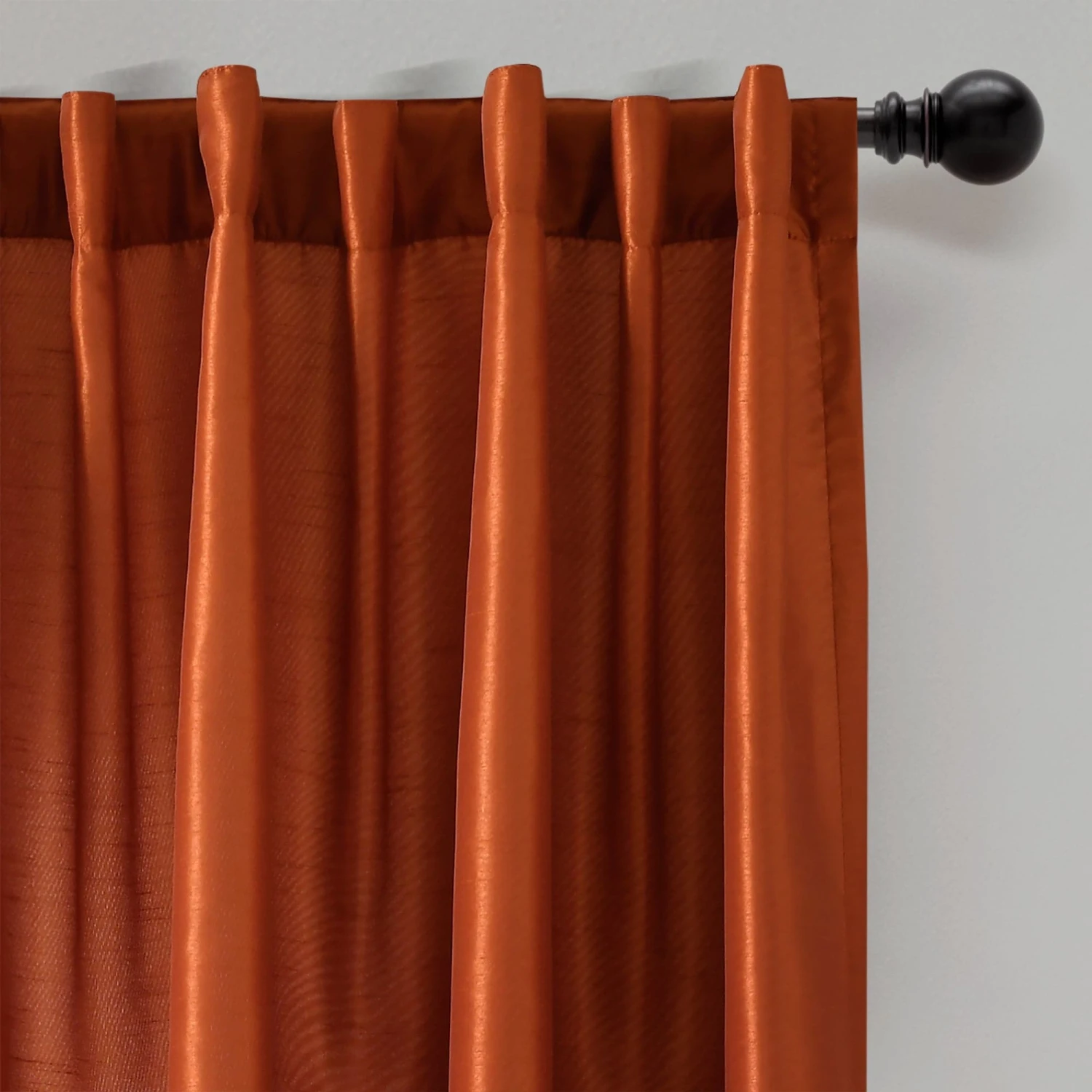 Prima Back Tab Rod Pocket Window Curtain Panel Set - Image 4