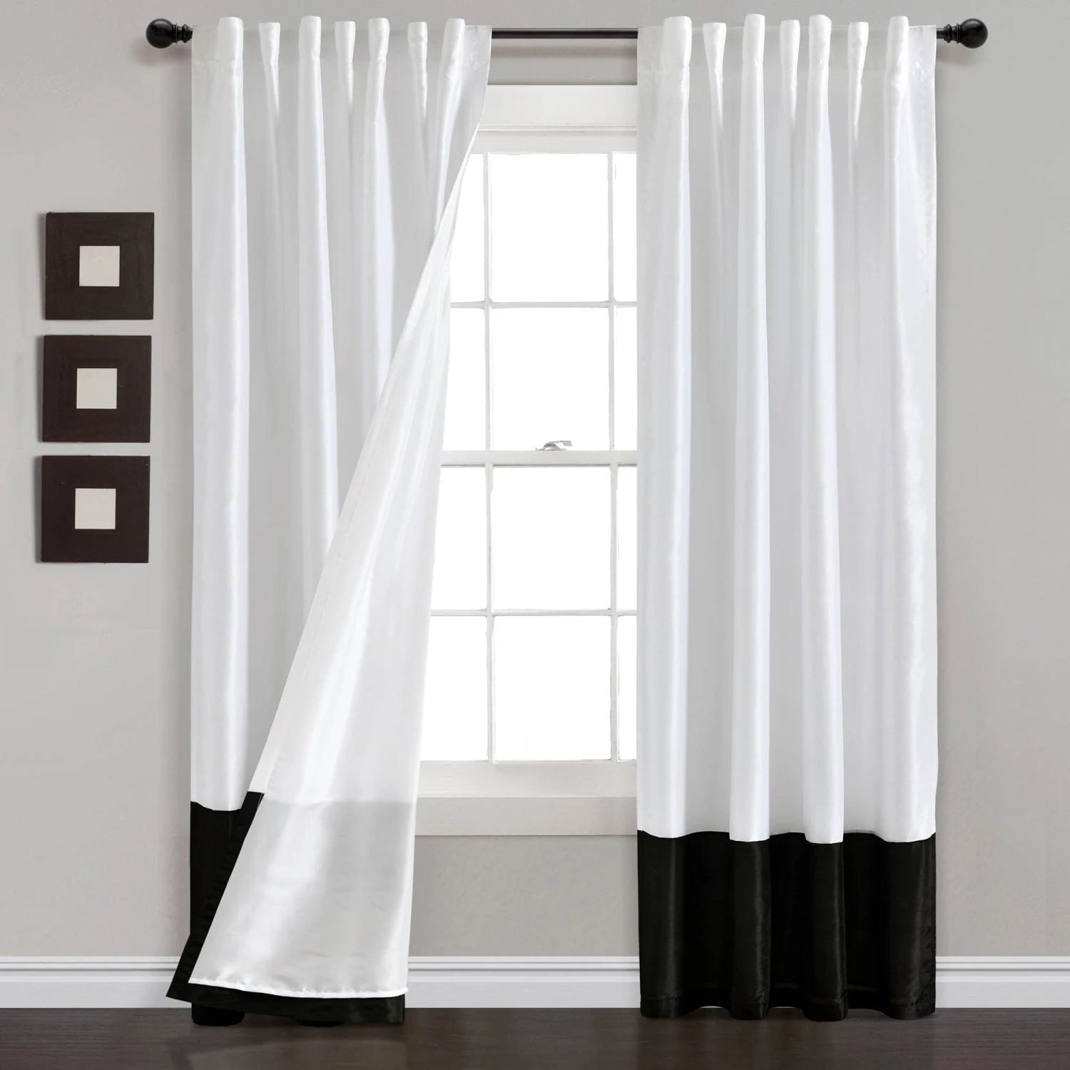 Prima Back Tab Rod Pocket Window Curtain Panel Set - Image 9