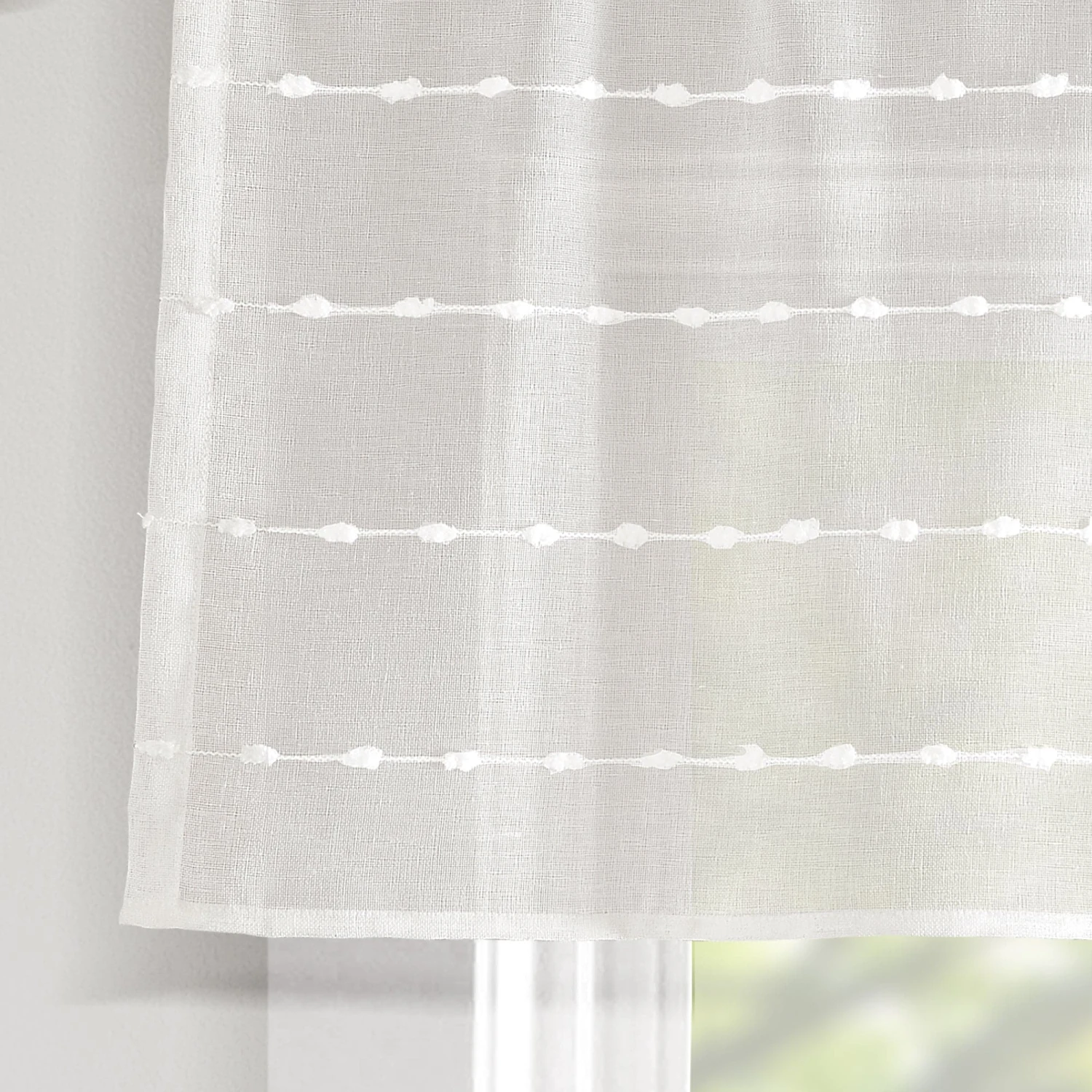 Farmhouse Textured Sheer Valance - Image 8