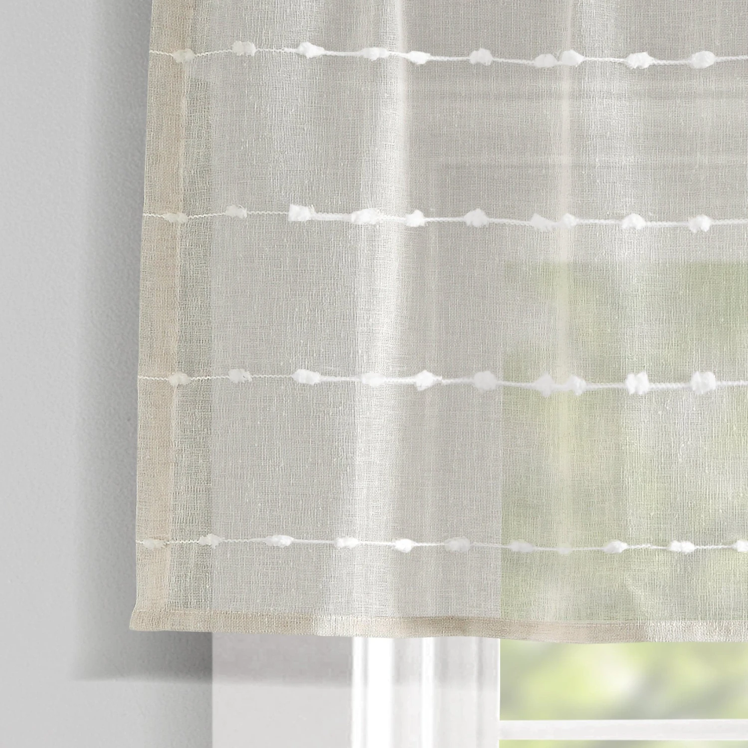 Farmhouse Textured Sheer Valance - Image 12