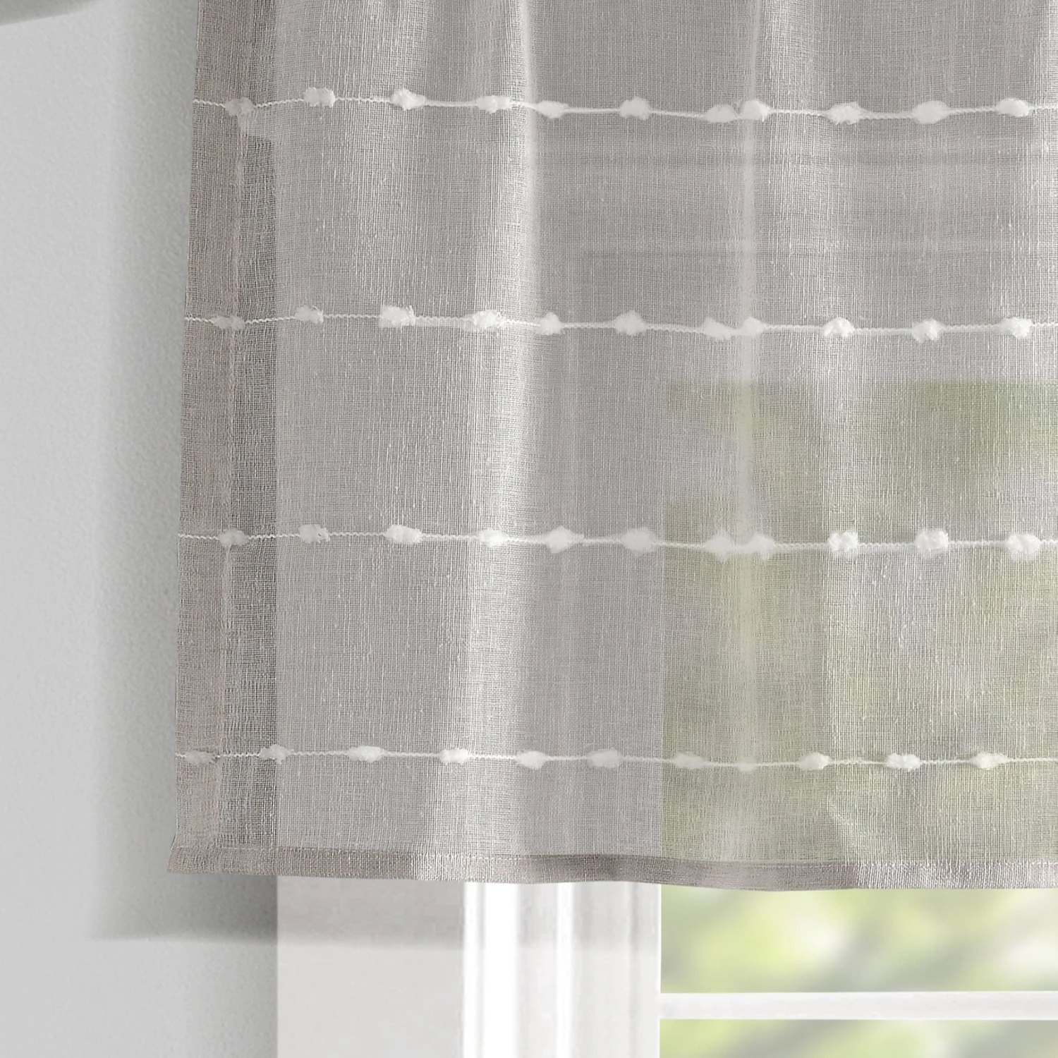 Farmhouse Textured Sheer Valance - Image 20