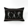 Dance Skeleton Decorative Pillow