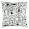 Halloween Badge Decorative Pillow