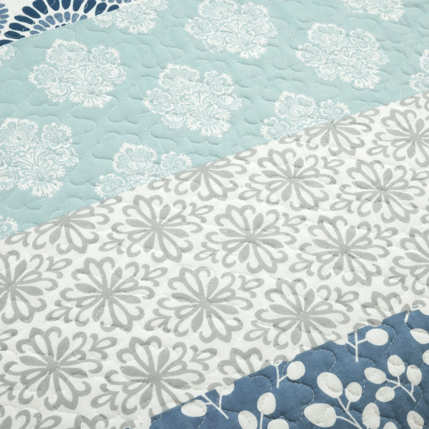 Bohemian Stripe Quilt 3 Piece Set - Image 19