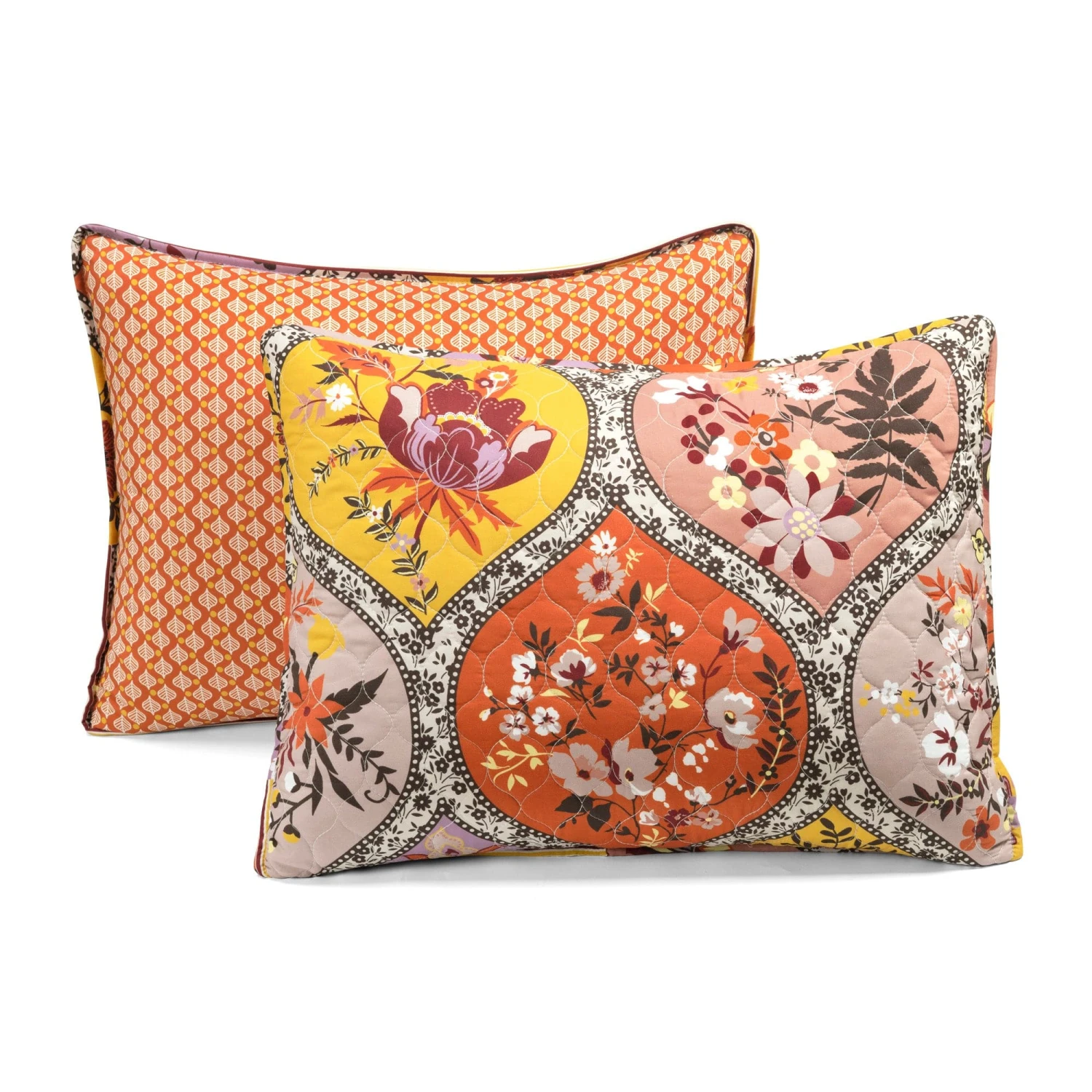 Bohemian Flower Cotton Quilt 3 Piece Set - Image 9