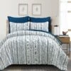 Ravello Pintuck Stripe 5 Piece Comforter Set