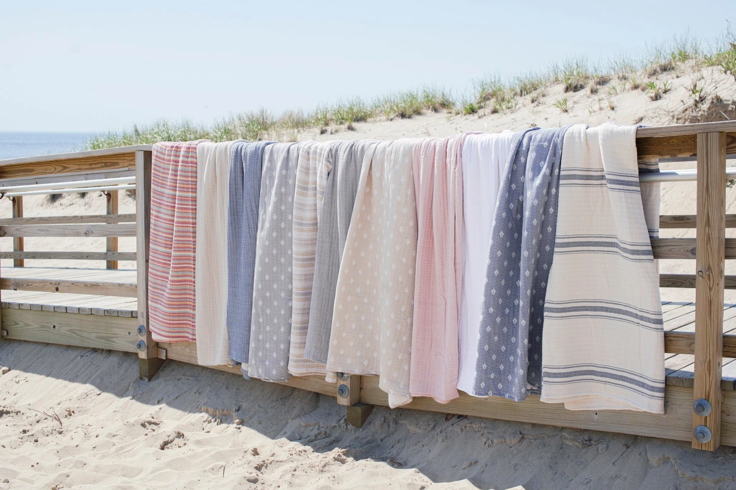 Solange Stripe Kantha Pick Stitch Yarn Dyed Cotton Woven Quilt/Coverlet Set - Image 12