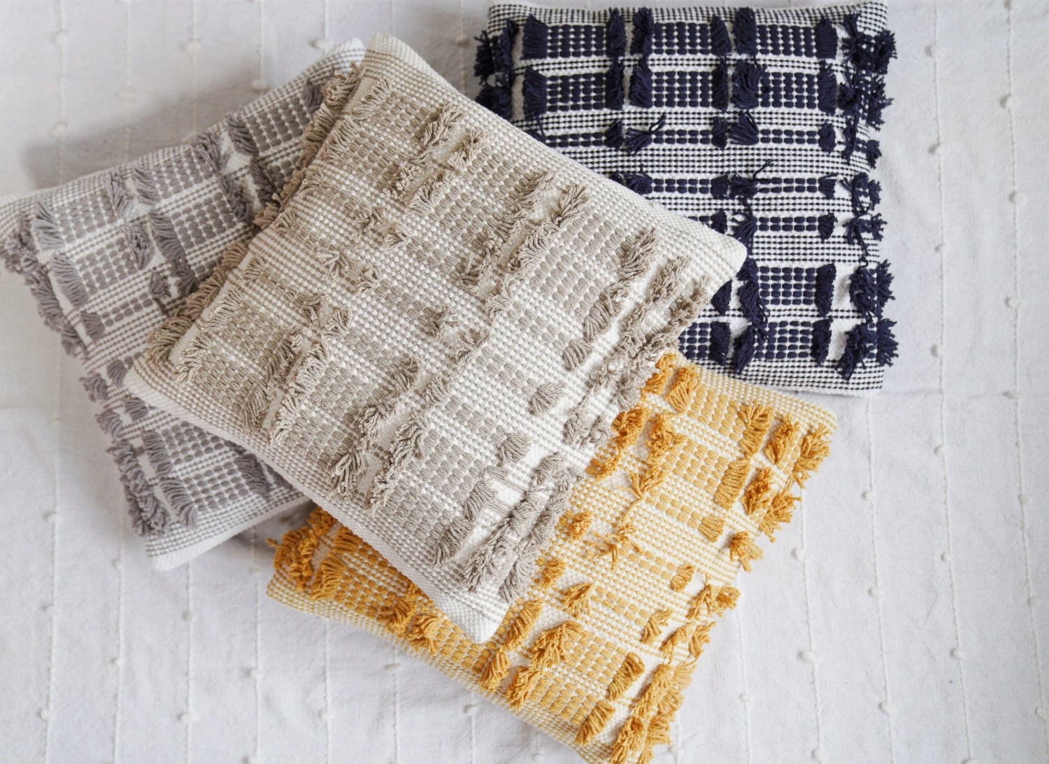 Spencer Tufted Cotton Decorative Pillow Cover - Image 20