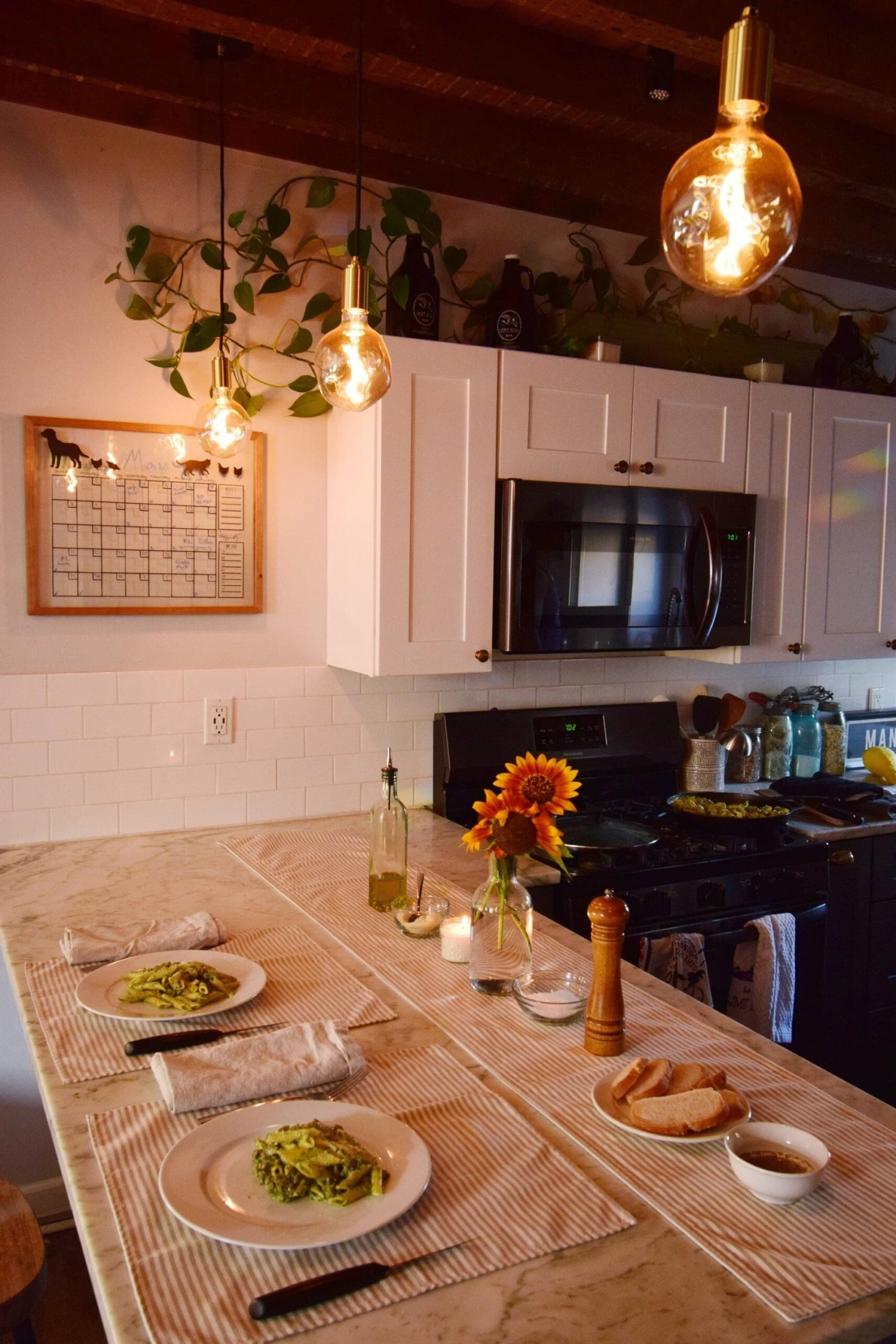 Farmhouse Ticking Stripe Yarn Dyed Table Runner - Image 14