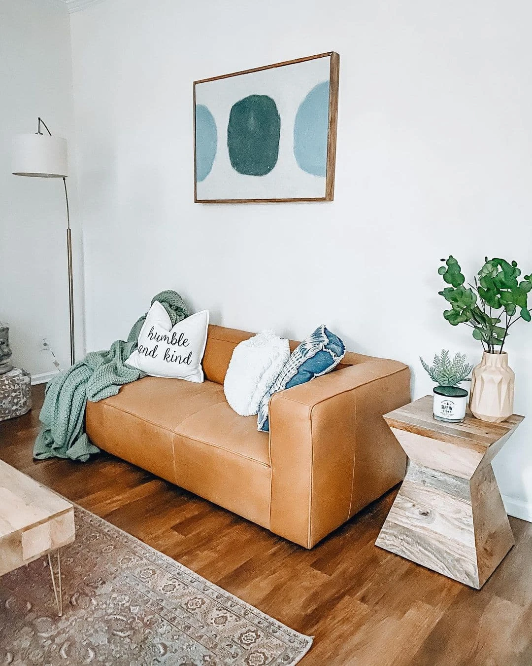 Humble And Kind Script Decorative Pillow Cover - Image 14