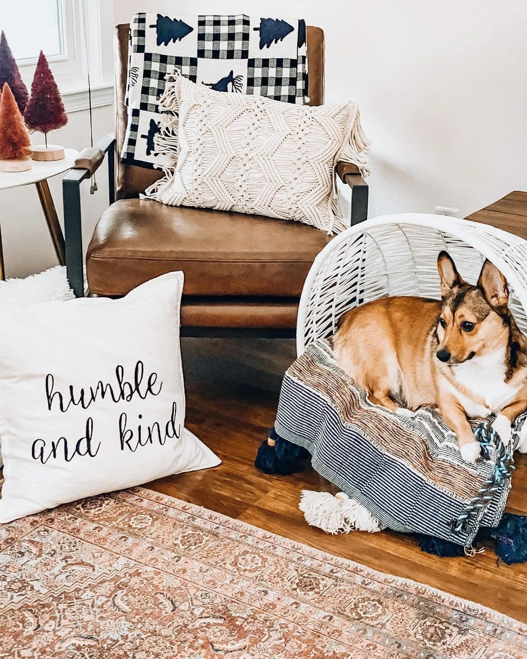 Humble And Kind Script Decorative Pillow Cover - Image 11