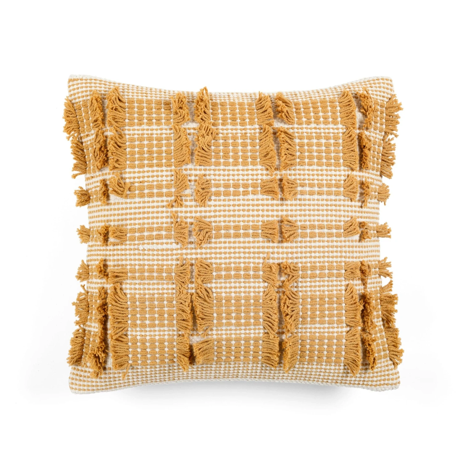 Spencer Tufted Cotton Decorative Pillow Cover - Image 2