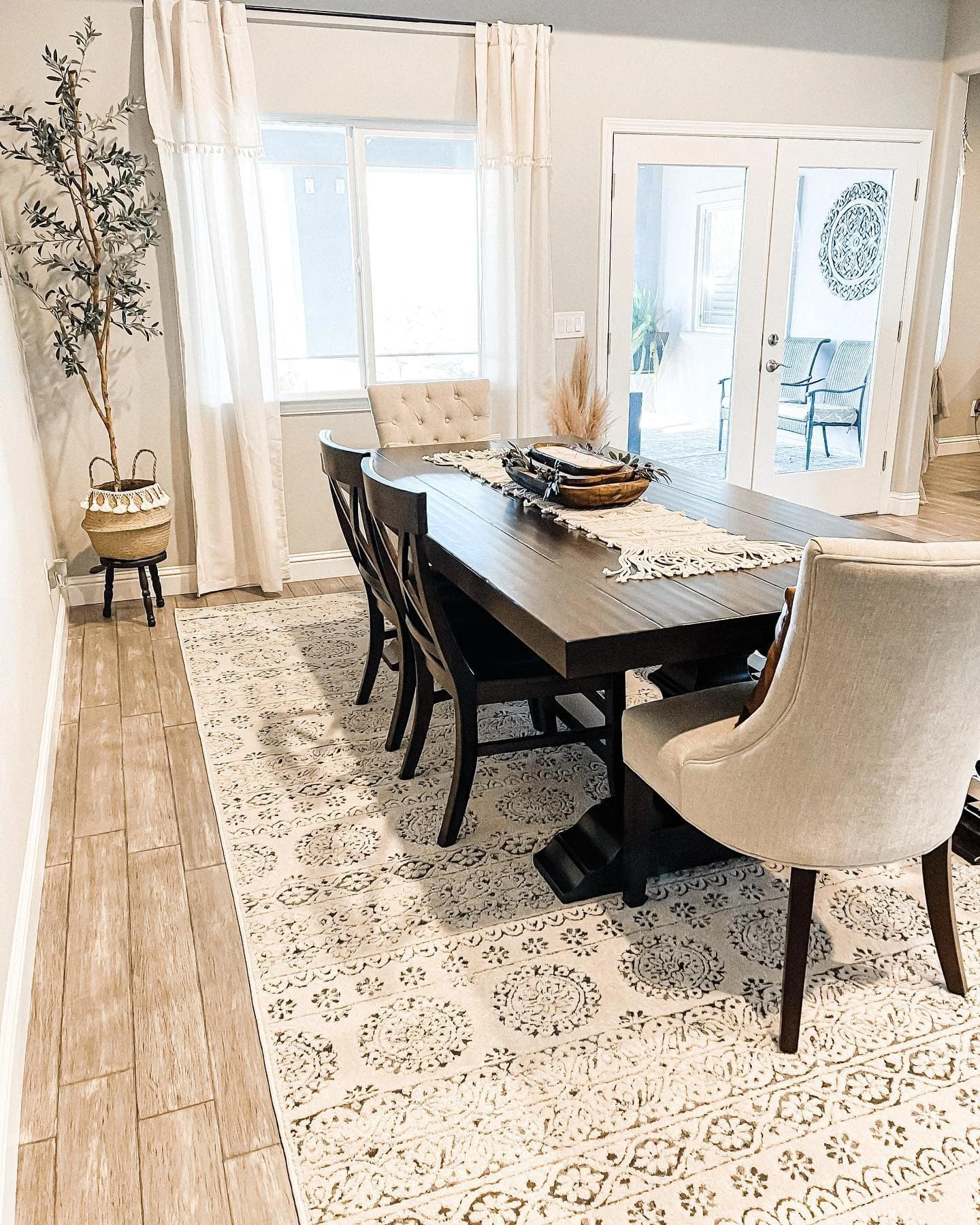 Ivy Tassel Window Curtain Panel Set - Image 11