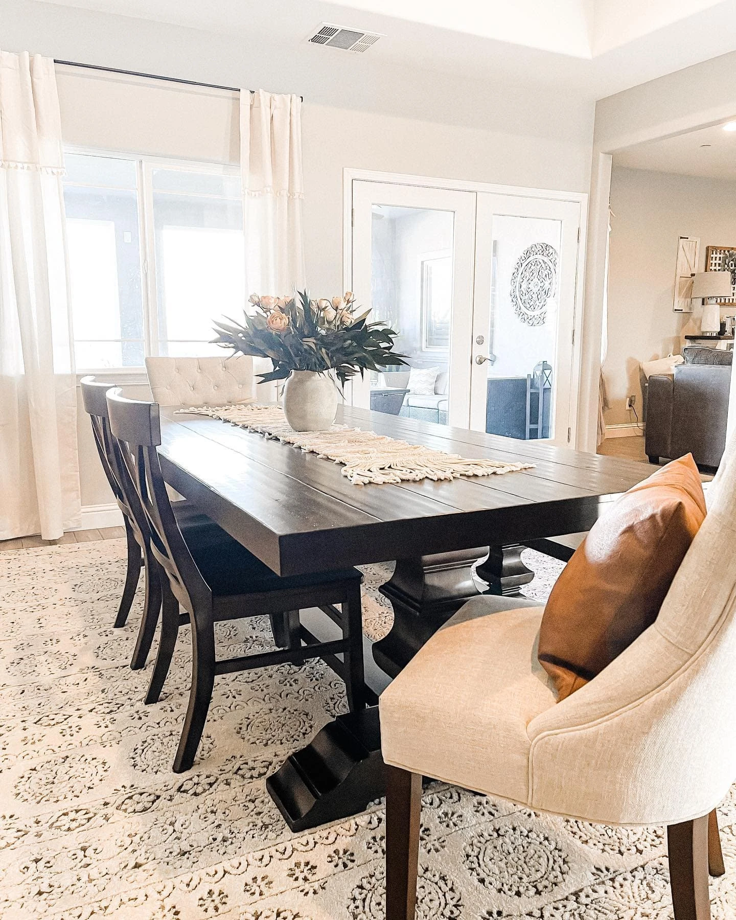 Ivy Tassel Window Curtain Panel Set - Image 16