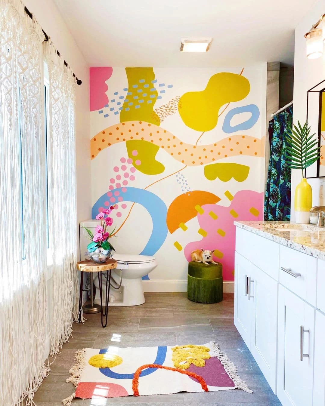 Boho Macrame Textured Cotton Window Curtain - Image 11